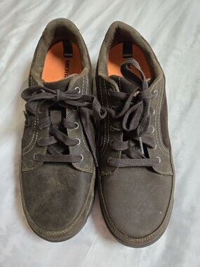 Merrell Men's Performance Footwear Espresso Brown Suede/Leather Shoe Size 10.5